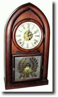 C.1850, J.C. Brown Forestville, CT, 8-day beehive clock — Antique Clocks Price Guide