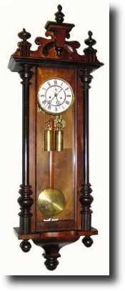C.1890, German, 2-Weight "Vienna Regulator" wall clock — Antique Clocks Price Guide