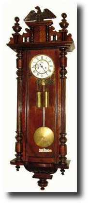 C.1900, German, Gustav Becker, 2-Weight wall regulator in Alt Deutsch style. — Antique Clocks Price Guide