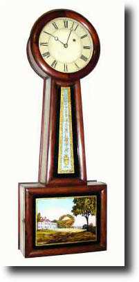 C.1850, Massachusetts Banjo Clock — Antique Clocks Price Guide