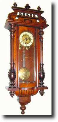 C.1910, German, Spring Driven Regulator Wall Clock — Antique Clocks Price Guide