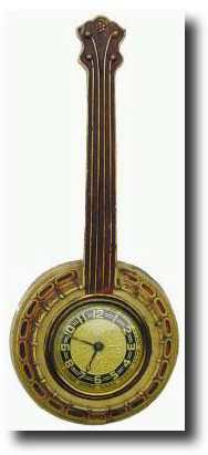 C.1938, Lux Clock Mfg Co., Waterbury, Conn BANJO CLOCK, — Antique Clocks Price Guide