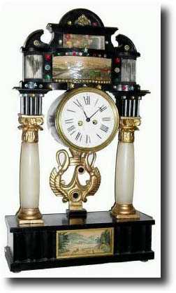 C.1820, Austrian, 2-Train Mantel clock, — Antique Clocks Price Guide