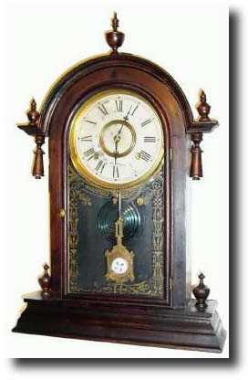 C.1875, E.N. Welch Manufacturing Co., Parepa, V.P. walnut shelf clock, — Antique Clocks Price Guide