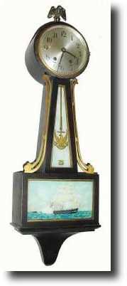 C.1929, Seth Thomas, Banjo Clock "No. 2", — Antique Clocks Price Guide