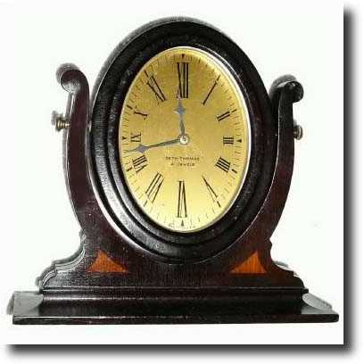 C.1930, Seth Thomas, desk clock, — Antique Clocks Price Guide
