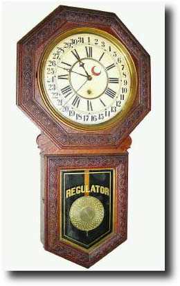 C.1900, Welch Mfg. Co., "REVERE" Calendar clock — Antique Clocks Price Guide