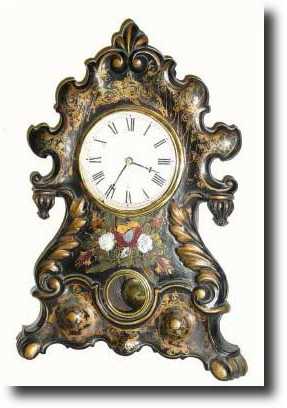 C.1855, A Good 8-Day Iron Front, — Antique Clocks Price Guide