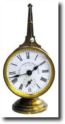 C.1890, French, Conical (rotary) clock — Antique Clocks Price Guide