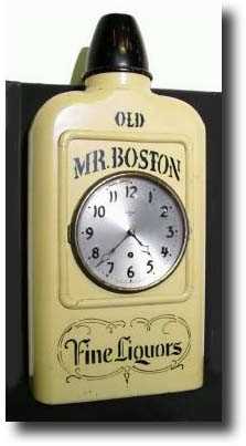 C.1925, Wm.L. Gilbert "Old Mr. Boston" Advertising Clock — Antique Clocks Price Guide