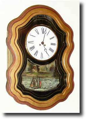 C.1860, French, Musical Automaton, Picture frame clock, — Antique Clocks Price Guide