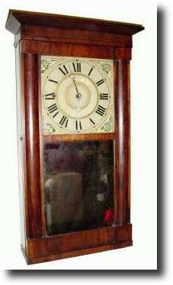 C.1835, Isaac Packard, Empire shelf clock. — Antique Clocks Price Guide