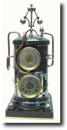 C.1890, French "Vertical Steam Boiler" — Antique Clocks Price Guide