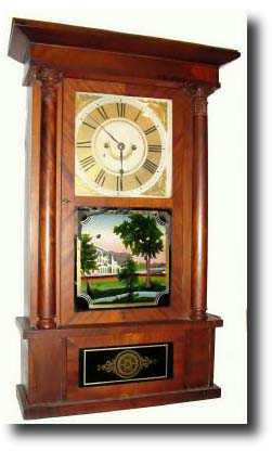 C.1840, Spencer, Wooster and Co., Column and Cornice clock. — Antique Clocks Price Guide