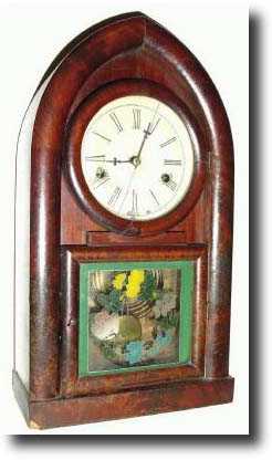 C.1845, J.C. Brown, Bristol, Connecticut, miniature beehive clock — Antique Clocks Price Guide