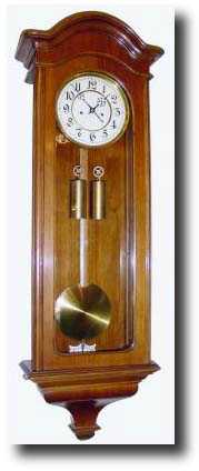 C.1898, German, Lenzkirch, 2-Weight wall clock in a walnut case of unadorned Baroque style, — Antique Clocks Price Guide