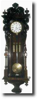 C.1865, Austrian Serpentine 3-Weight Vienna Regulator — Antique Clocks Price Guide