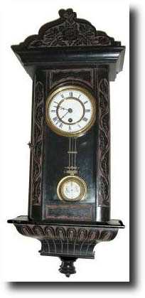 C.1890, Austrian, Mini 8-Day "R-A" regulator — Antique Clocks Price Guide