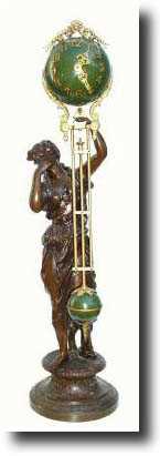 C.1890, Ansonia JUNO Ball Swing Clock, — Antique Clocks Price Guide