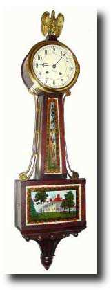 C.1970, Chelsea Clock Co., Chelsea, Mass. 8-day "The Willard Banjo". Clock — Antique Clocks Price Guide