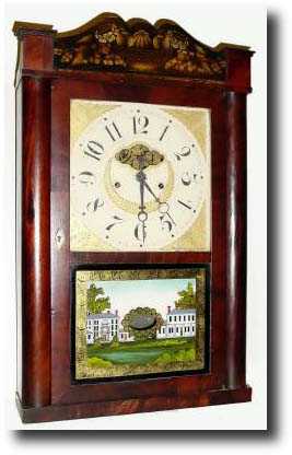 C.1840, Eli Terry Jr. and Co., Terryville, Conn, shelf clock — Antique Clocks Price Guide