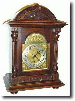 C.1915, German, Kienzle, Walnut Bracket Clock — Antique Clocks Price Guide