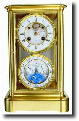 C.1895, French, for Tiffany and Co., New York, double dial perpetual calendar clock — Antique Clocks Price Guide