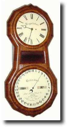 C.1868, Seth Thomas, Office Calendar No. 1 Wall Clock — Antique Clocks Price Guide