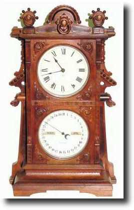 C.1885, Seth Thomas "Parlor Calendar No. 9" — Antique Clocks Price Guide