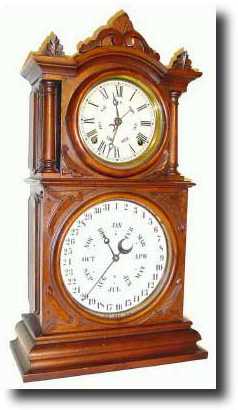 C.1881, E. Ingraham and Co., "Parlor Calendar" clock — Antique Clocks Price Guide