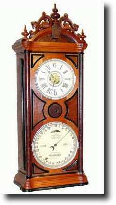 C.1880, Ithaca, "No. 5 EMERALD" Calendar clock — Antique Clocks Price Guide