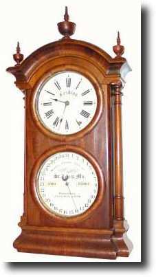 C.1876, Southern Calendar Clock Co., "FASHION No.2", — Antique Clocks Price Guide