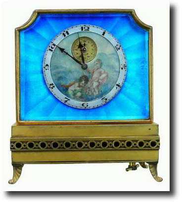 C.1950, Swiss Musical Alarm Clock, — Antique Clocks Price Guide