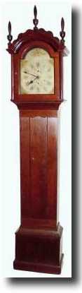 C.1816 Seth Thomas, Plymouth, Conn., 30-hour wooden movement tallcase clock. — Antique Clocks Price Guide
