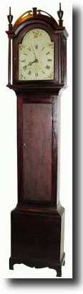 C.1820, S. Edwards, Gorham Tallcase clock — Antique Clocks Price Guide