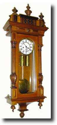 C.1875, German, Gustav Becker, Small 2-Weight regulator — Antique Clocks Price Guide