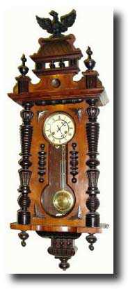 C.1900, German, Junghans, "Keyhole" regulator — Antique Clocks Price Guide