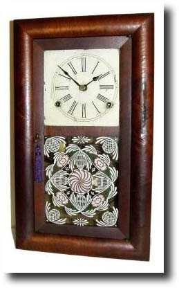C.1850, Smith and Goodrich, Bristol, Conn, Sub-mini 30 hour fusee, round band — Antique Clocks Price Guide