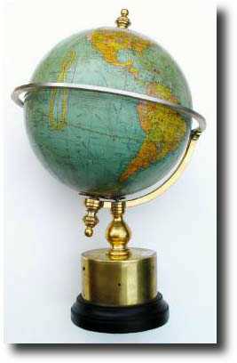 C.1900, French-American Time Globe — Antique Clocks Price Guide