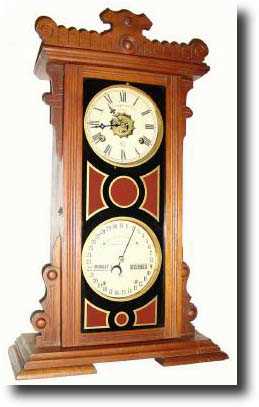 C.1880, Waterbury Clock Co., Calendar No. 44, — Antique Clocks Price Guide