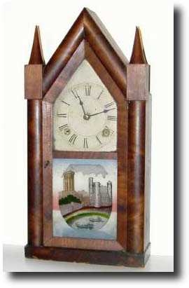 C.1847, Chauncey Boardman, Fusee Steeple clock — Antique Clocks Price Guide