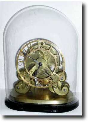 C.1860, English, Month Going Skeleton clock — Antique Clocks Price Guide