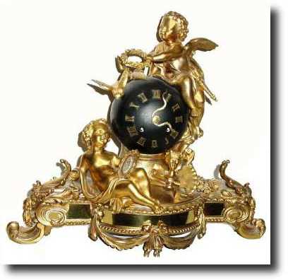 C.1870, French, Figural Clock in the style of Louis XVI. — Antique Clocks Price Guide