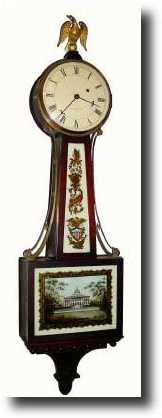 C.1920, Waltham Clock Co., Waltham, MA., Willard Model Banjo clock — Antique Clocks Price Guide