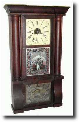 C.1855-59, Silas B. Terry, Terryville, Conn mantel clock — Antique Clocks Price Guide