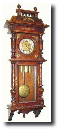 C.1890, German, Gustav Becker, 3-Weight Grand Sonnerie wall regulator — Antique Clocks Price Guide