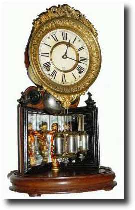 C.1876, Crystal Palace No. 2 Extra shelf clock — Antique Clocks Price Guide