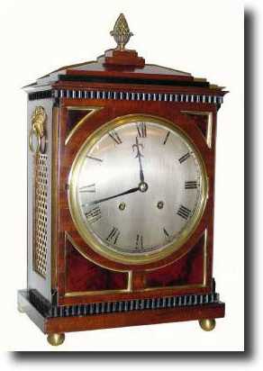 C.1900, English, Mahogany Bracket Clock — Antique Clocks Price Guide