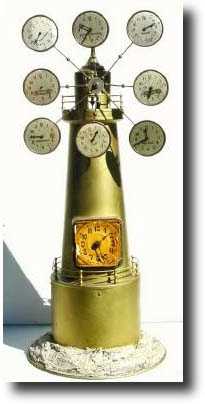 C.1900, German, Junghans, World Time clock — Antique Clocks Price Guide