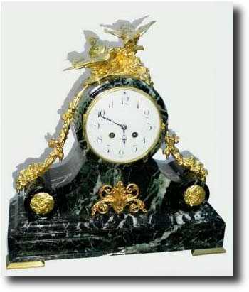 C.1890, French Mantel Clock, — Antique Clocks Price Guide